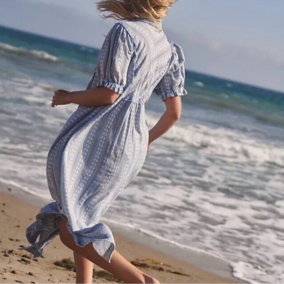 NWOT Free People Rodeo Midi Dress - Picture 4 of 9